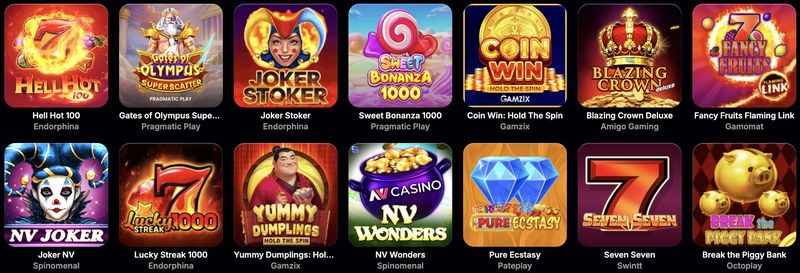 Oversigt over NV Online Casino
